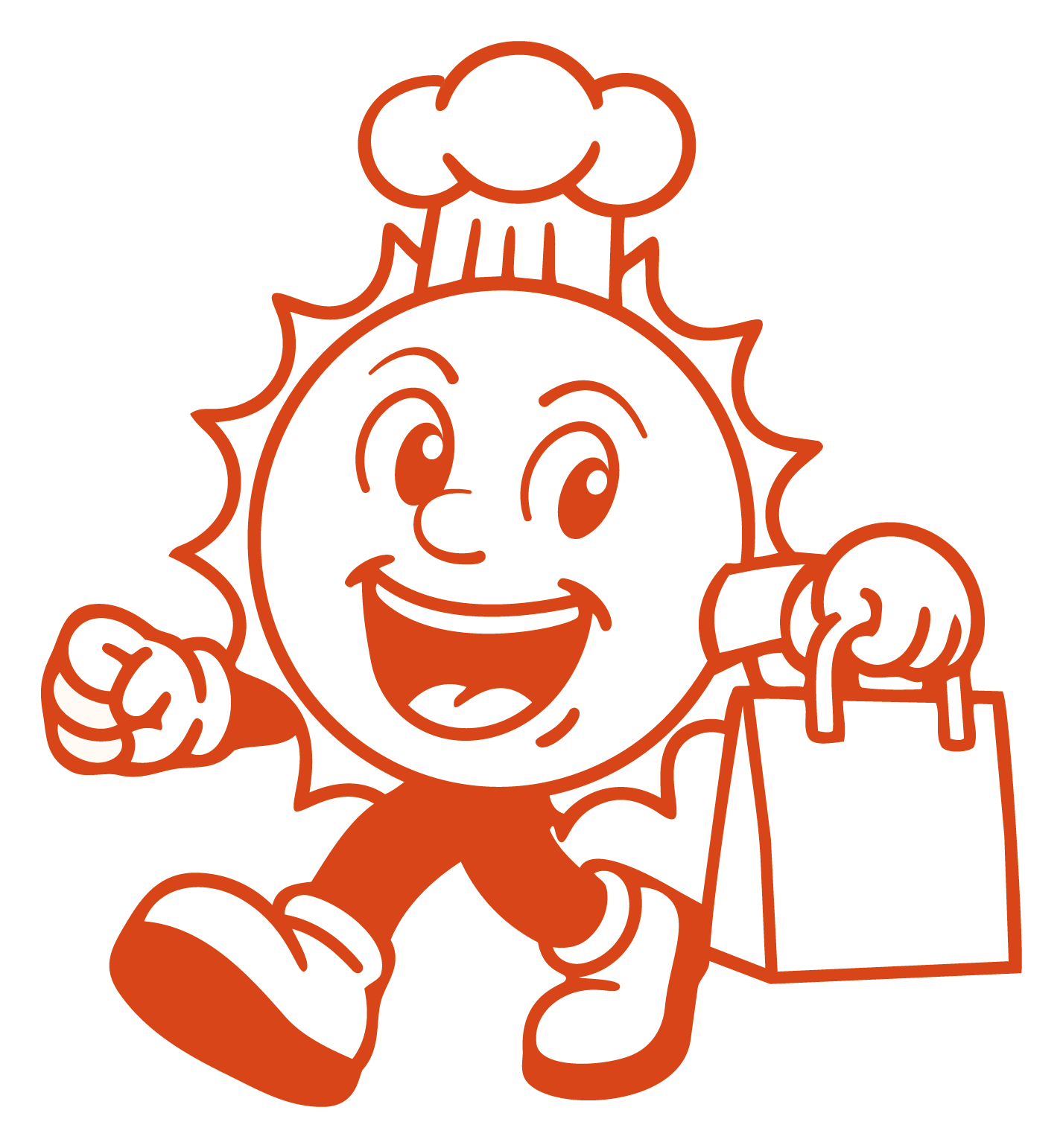 Mascotte soleil O’Yemma
