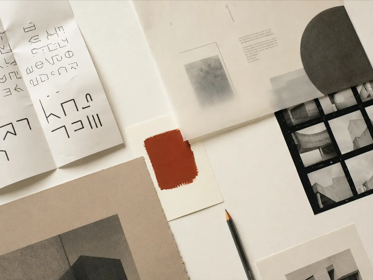 Recherche de direction artistique sur papier